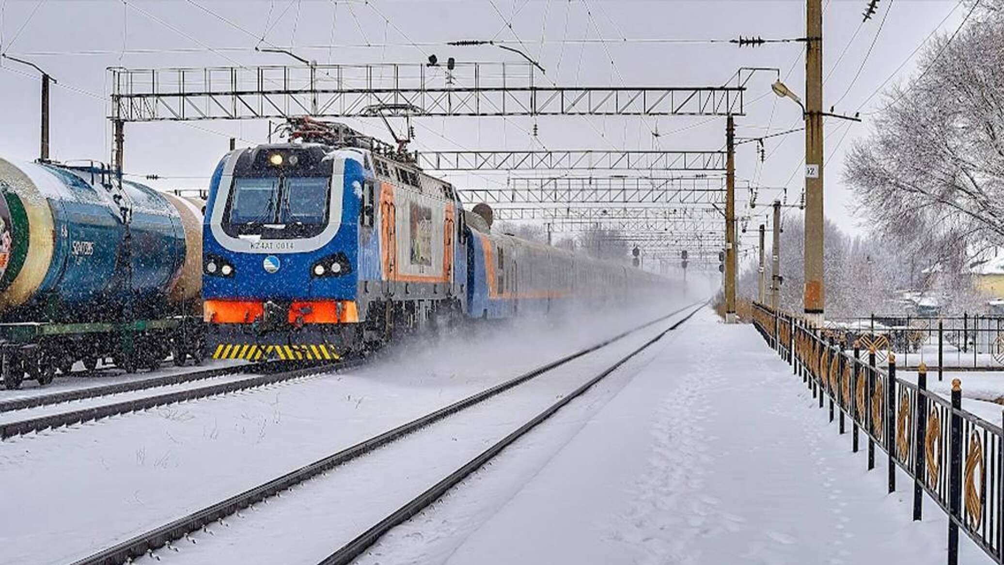 Жамбыл облысында екі теміржолшыны пойыз қағып кетті