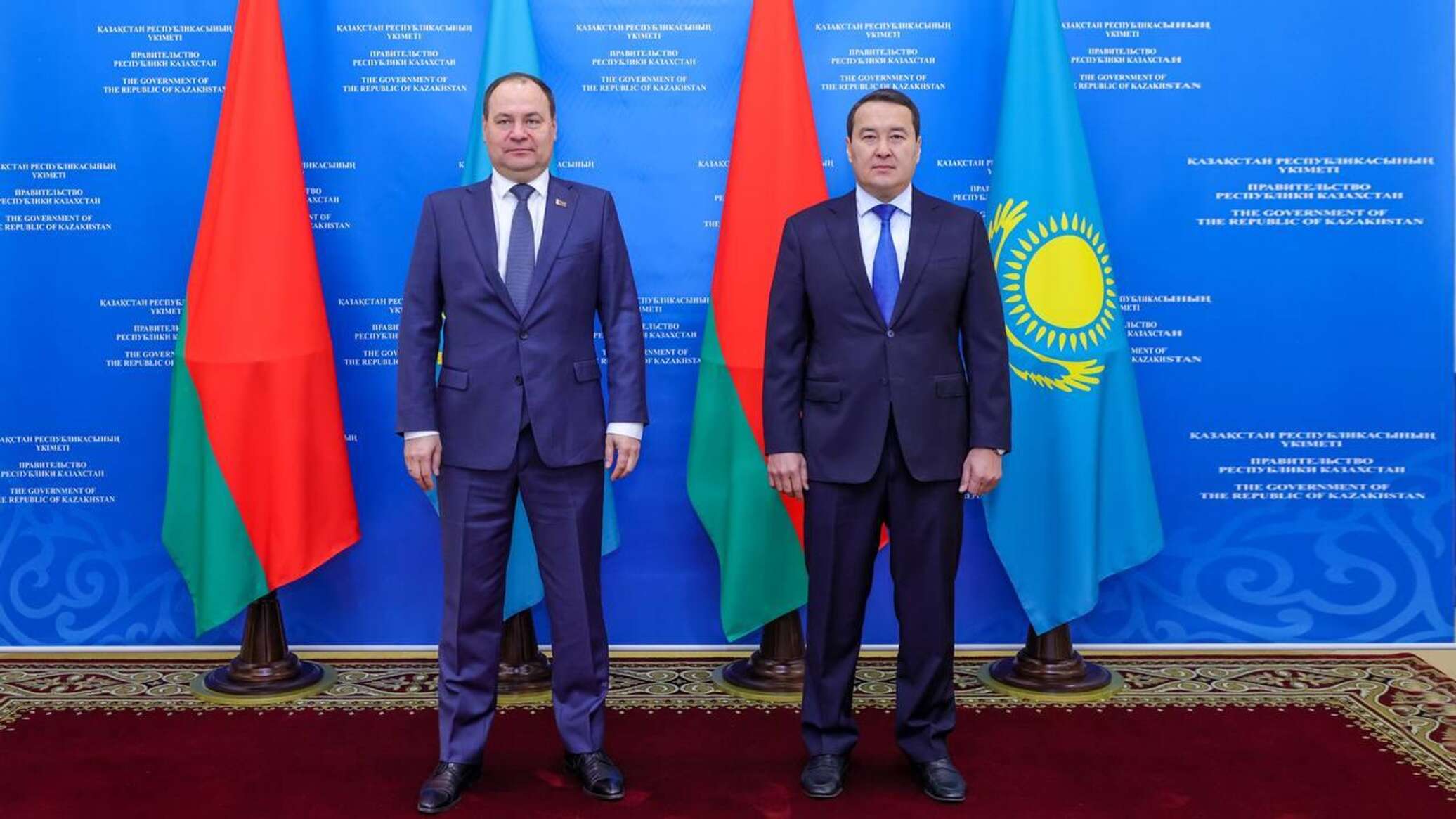 Премьеры Казахстана и Беларуси обсудили совместные проекты 